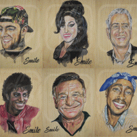Set of 3 Smile Series Prints by Def3