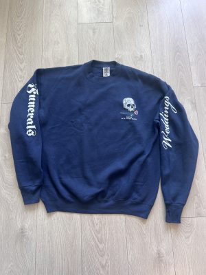 “90’s Drop – XL – Blue ” Def3 & Late Night Radio – “W&F Crewneck Sweatshirt (Front & Back Image)