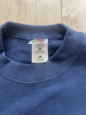 “90’s Drop – XL – Blue ” Def3 & Late Night Radio – “W&F Crewneck Sweatshirt (Front & Back Image) - Image 3
