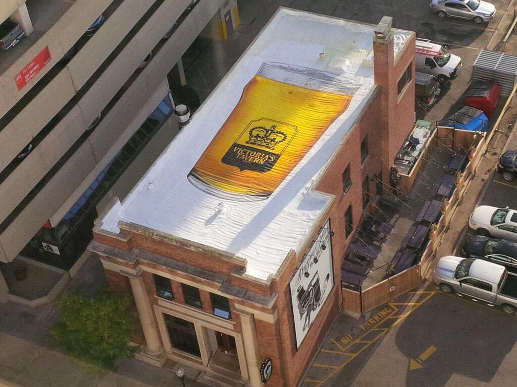 Victoria's Tavern Roof Mural