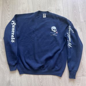 “90’s Drop – XL – Blue ” Def3 & Late Night Radio – “W&F Crewneck Sweatshirt (Front & Back Image)